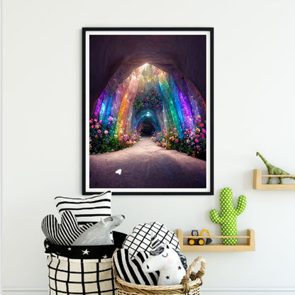 Blossom Rainbow Cave - Full Round Drill Diamond Painting 40*50CM