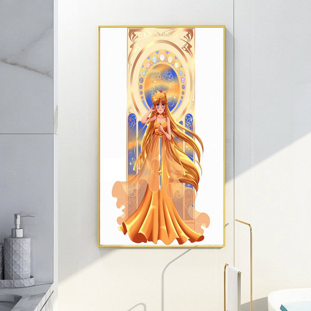 Sailor Moon - Full Round Drill Diamond Painting 30*50CM