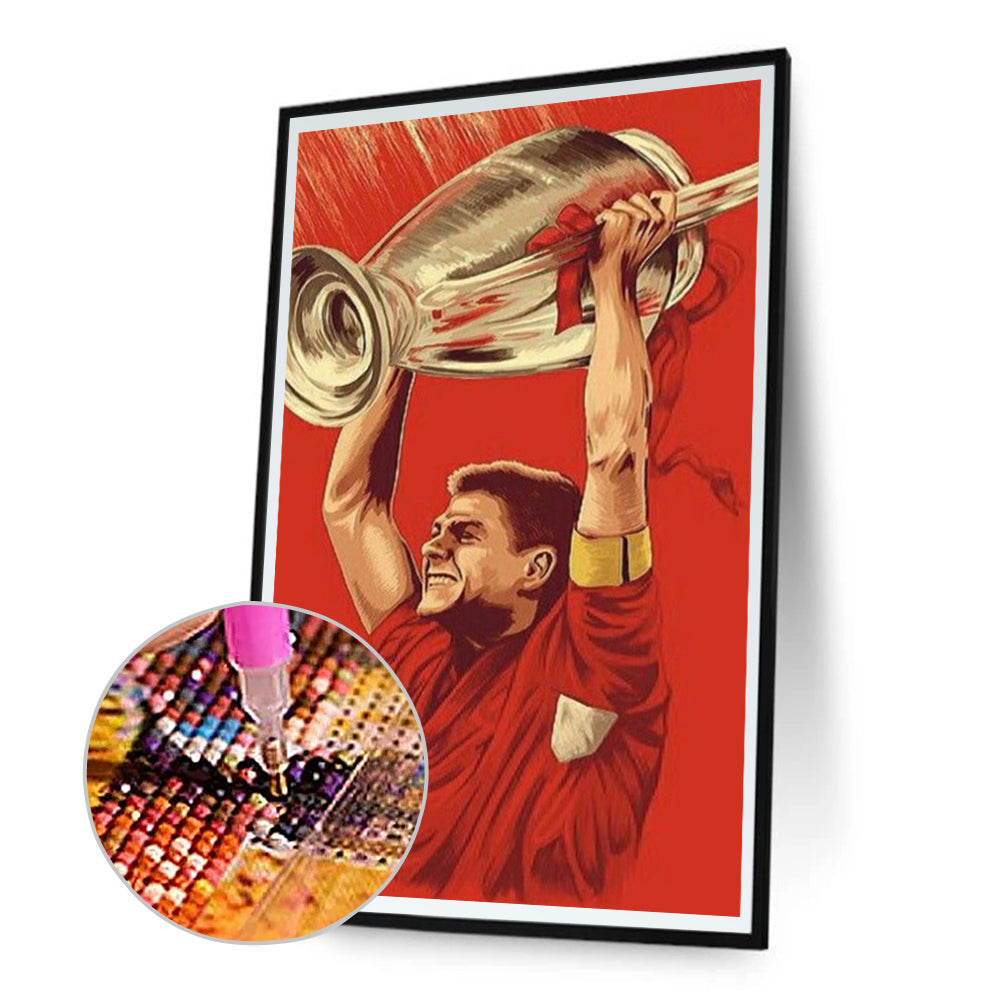 Legendary Steven Lifts The Hercules Cup - Full Round Drill Diamond Painting 50*80CM