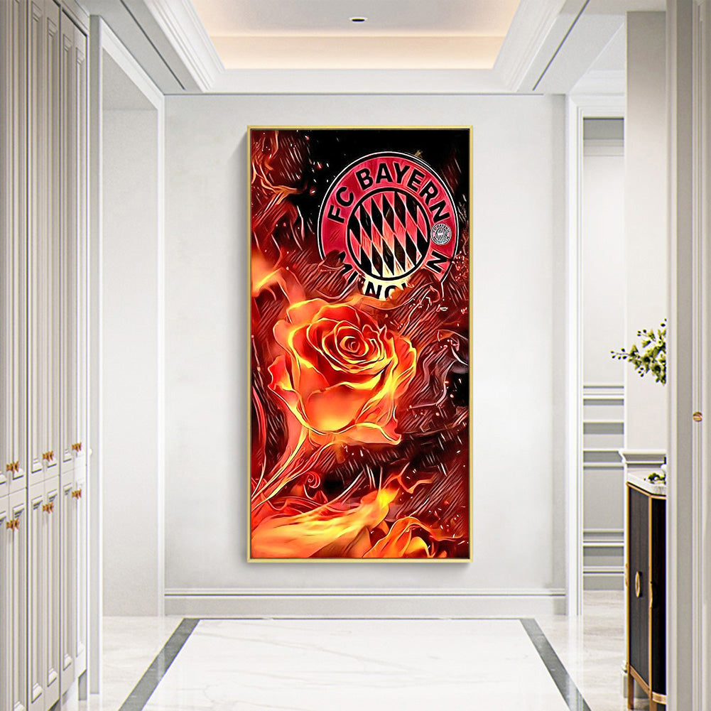 Bayern Munich Football Club - Full Round Drill Diamond Painting 30*50CM