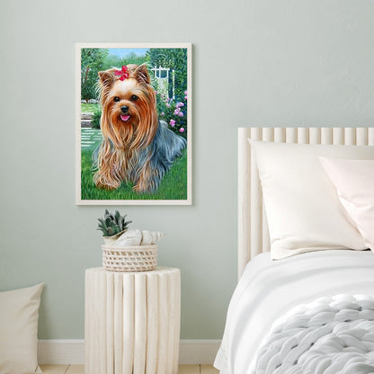 Yorkshire Terrier - Full Round Drill Diamond Painting 30*40CM