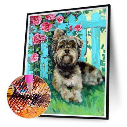 Yorkshire Terrier - Full Round Drill Diamond Painting 30*40CM