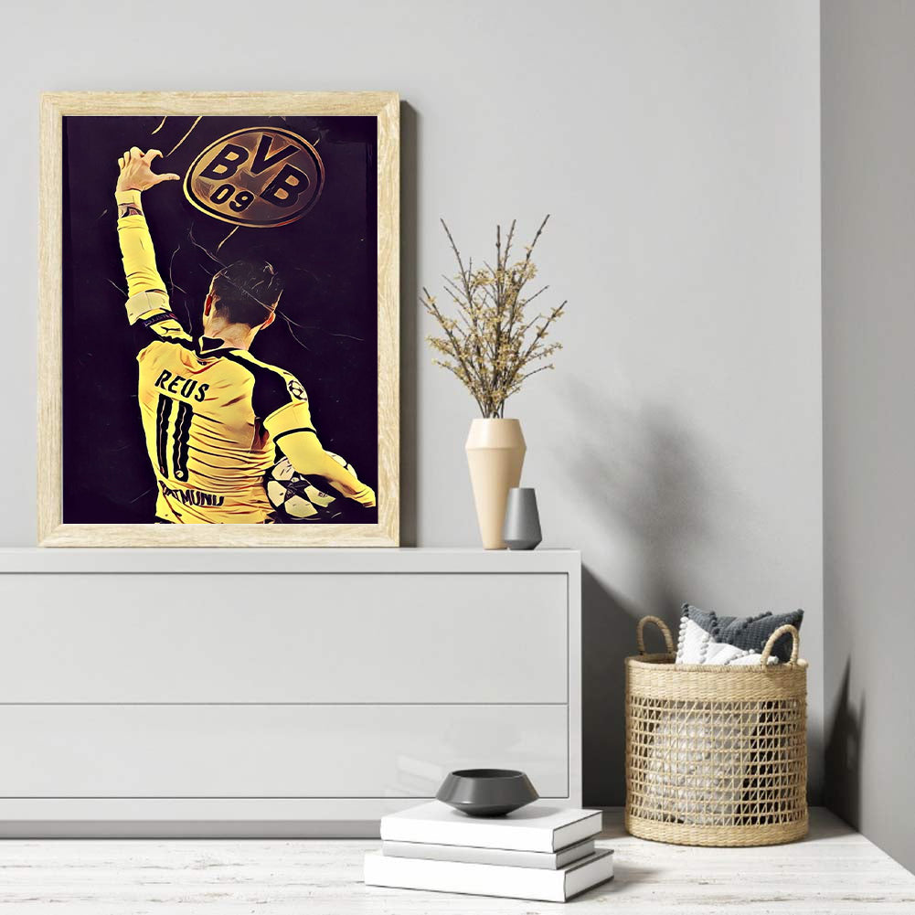 Dortmund Football Club - Full Round Drill Diamond Painting 30*40CM