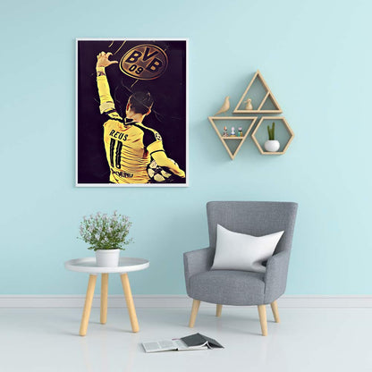 Dortmund Football Club - Full Round Drill Diamond Painting 30*40CM