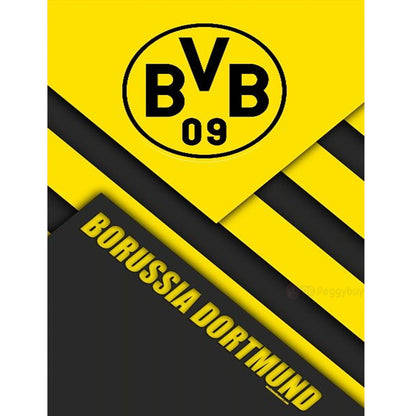 Dortmund Football Club - Full Round Drill Diamond Painting 30*40CM