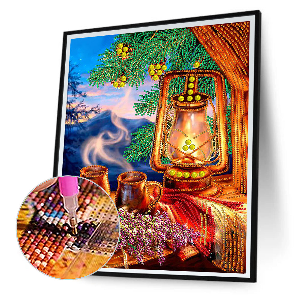 Winter Atmosphere - Special Shaped Drill Diamond Painting 30*40CM