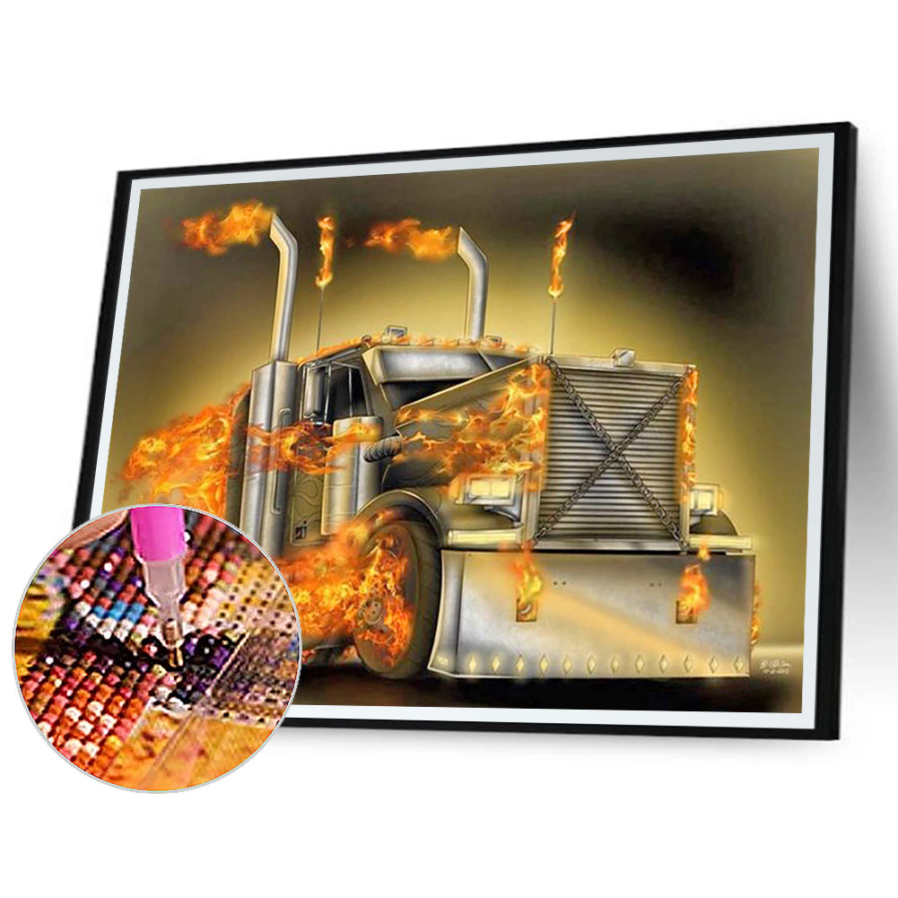 Peterbilt - Full Round Drill Diamond Painting 40*30CM