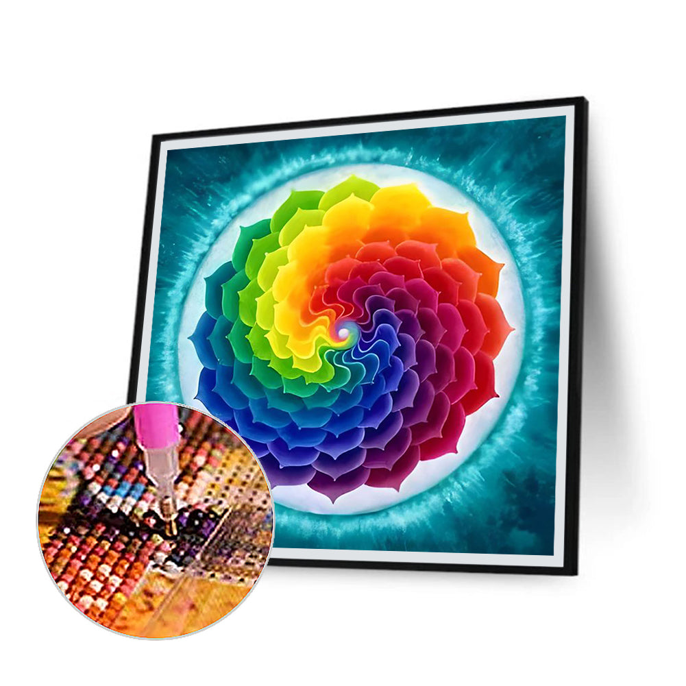 Fractal Art - Full Round Drill Diamond Painting 50*50CM