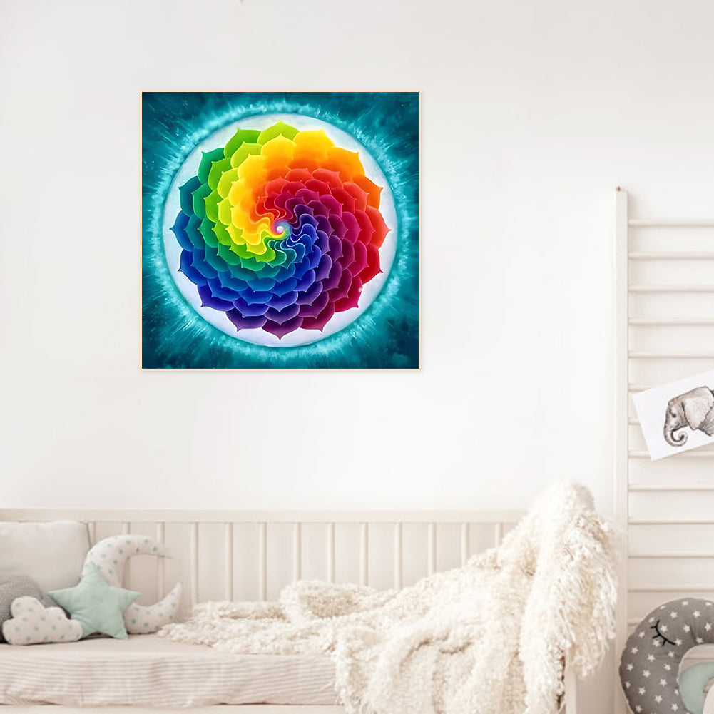 Fractal Art - Full Round Drill Diamond Painting 50*50CM