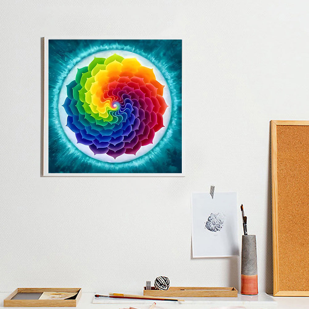 Fractal Art - Full Round Drill Diamond Painting 50*50CM