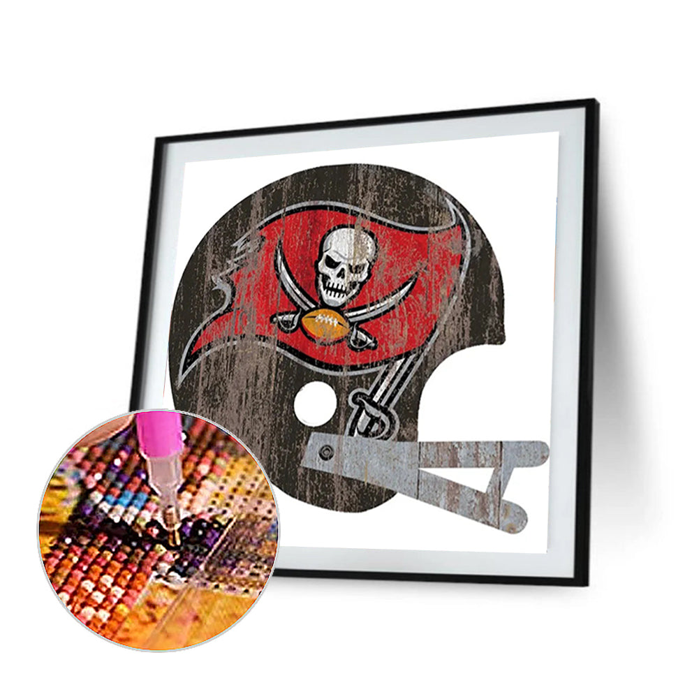 Tampa Bay Buccaneers Football Team - Full Round Drill Diamond Painting 30*30CM