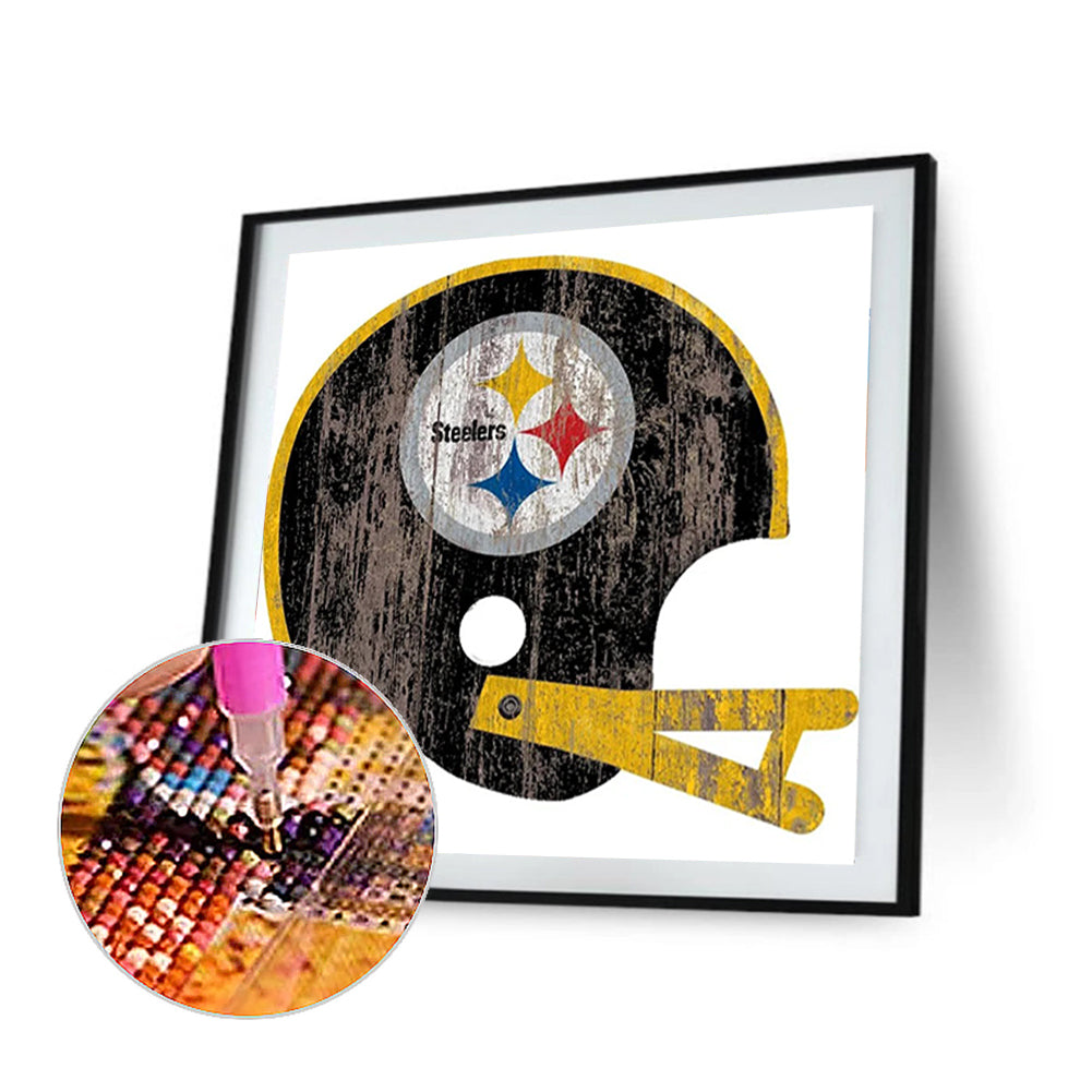 Pittsburgh Steelers Football Team - Full Round Drill Diamond Painting 30*30CM