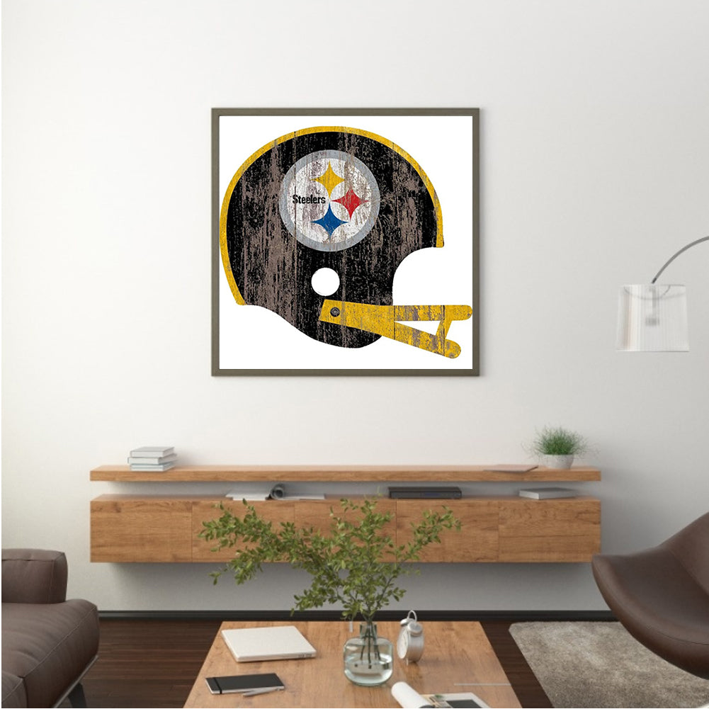 Pittsburgh Steelers Football Team - Full Round Drill Diamond Painting 30*30CM