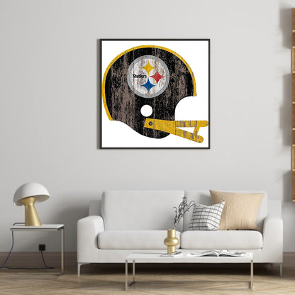 Pittsburgh Steelers Football Team - Full Round Drill Diamond Painting 30*30CM