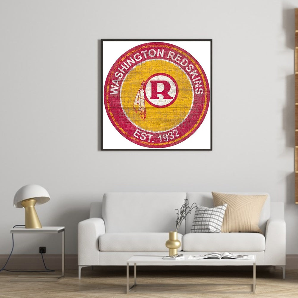 Washington Commanders American Football Team Soccer Team - Full Round Drill Diamond Painting 30*30CM