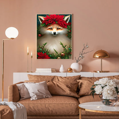 Fox - Full Round Drill Diamond Painting 30*40CM