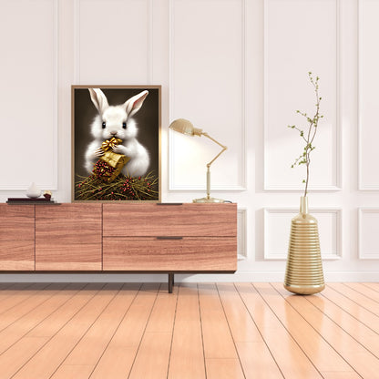 White Rabbit - Full Round Drill Diamond Painting 30*40CM