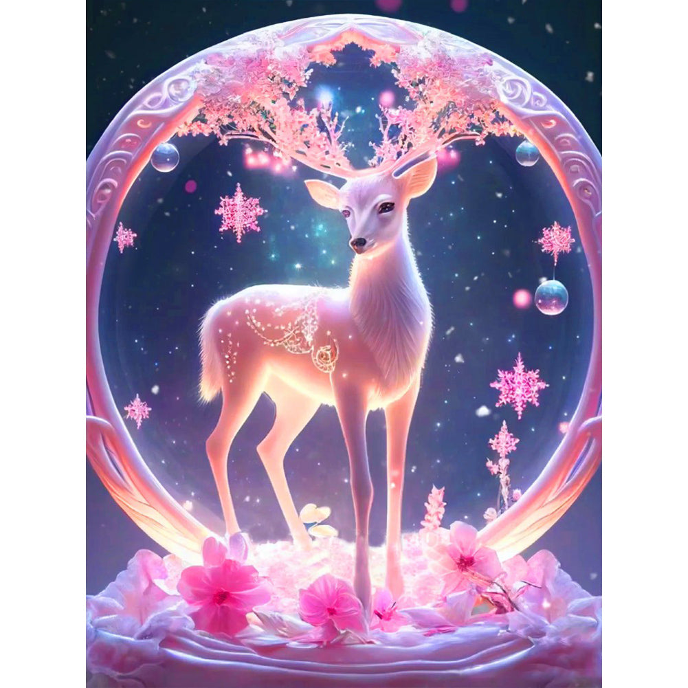 Fantasy Elk - Full Round Drill Diamond Painting 30*40CM