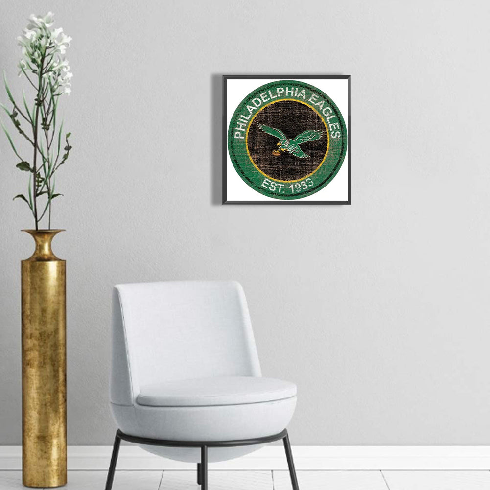 Philadelphia Eagles Football Club - Full Round Drill Diamond Painting 30*30CM