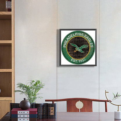 Philadelphia Eagles Football Club - Full Round Drill Diamond Painting 30*30CM