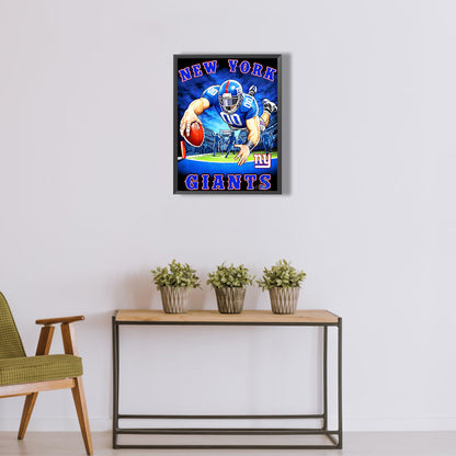 New York Giants Football Club - Full Round Drill Diamond Painting 30*40CM