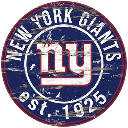 New York Giants Football Team - Full Round Drill Diamond Painting 30*30CM