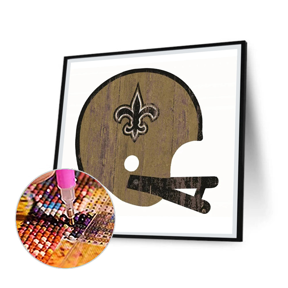 New Orleans Saints Football Team - Full Round Drill Diamond Painting 30*30CM