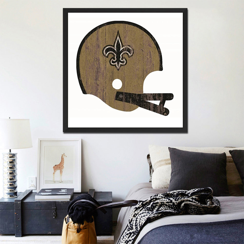 New Orleans Saints Football Team - Full Round Drill Diamond Painting 30*30CM