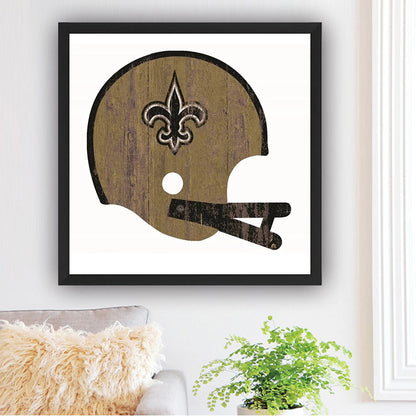 New Orleans Saints Football Team - Full Round Drill Diamond Painting 30*30CM