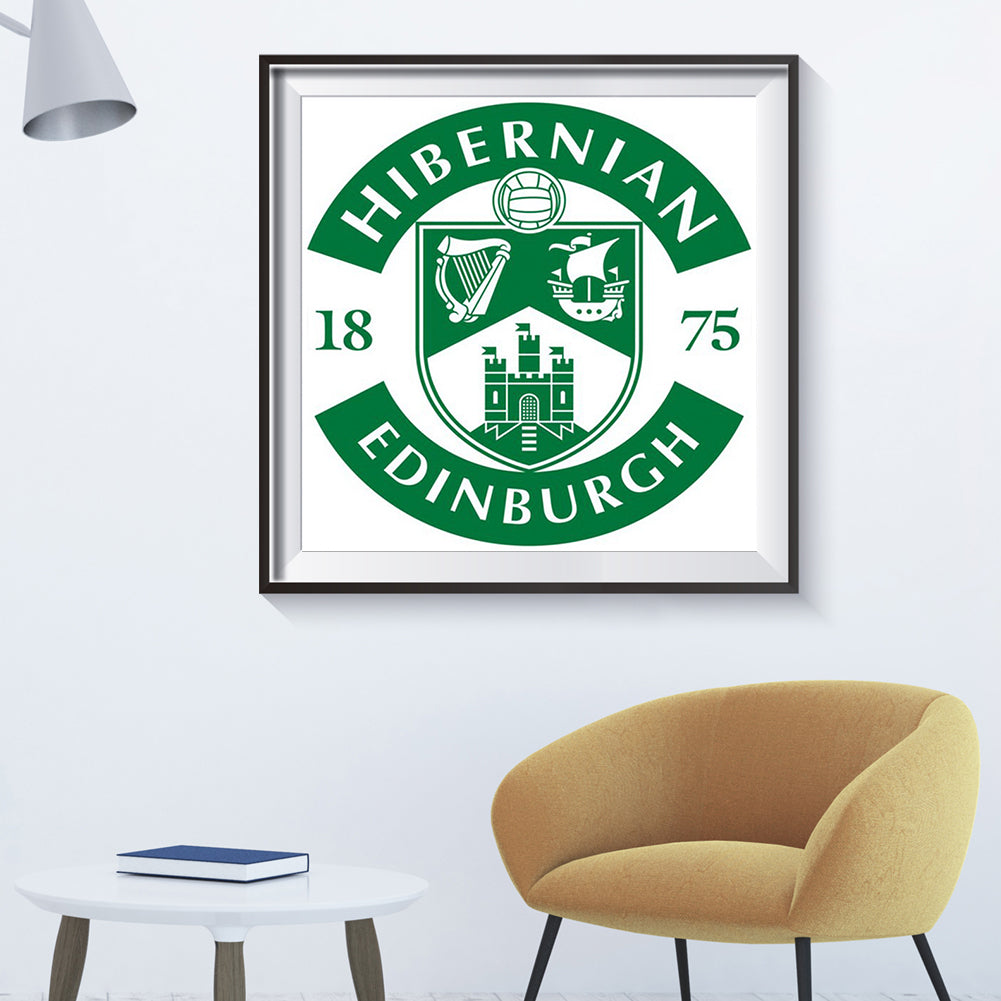 Hibernian Football Club - Full Round Drill Diamond Painting 40*40CM