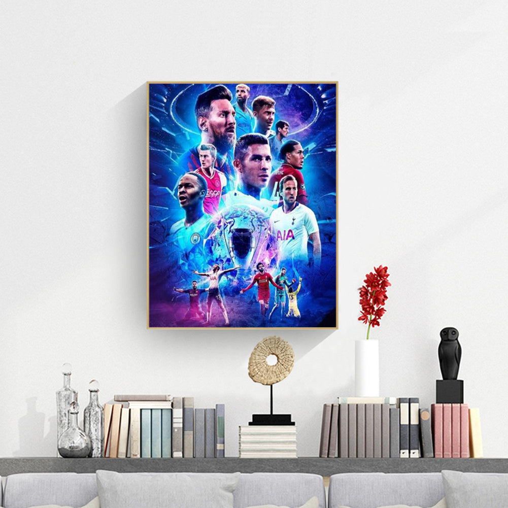 Famous Players - Full Round Drill Diamond Painting 30*40CM