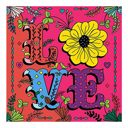Love - Full Round Drill Diamond Painting 30*30CM