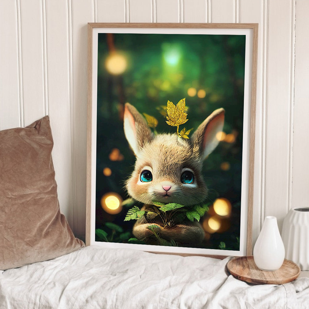 Rabbit - Full Round Drill Diamond Painting 30*40CM