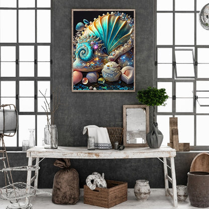 Dream Beach Shells - Full Round Drill Diamond Painting 30*40CM