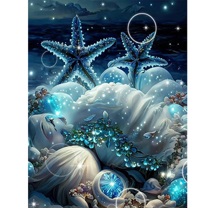 Dream Beach Shells - Full Round Drill Diamond Painting 30*40CM