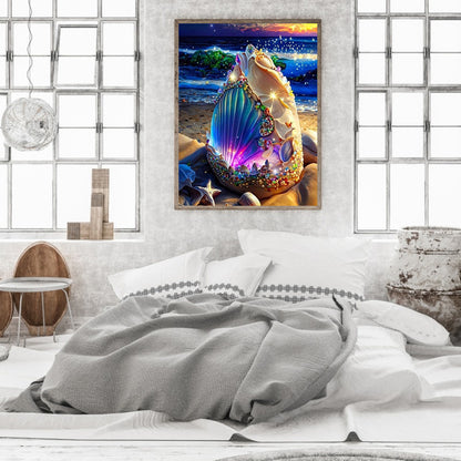 Dream Beach Shells - Full Round Drill Diamond Painting 30*40CM
