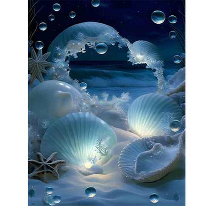 Dream Beach Shells - Full Round Drill Diamond Painting 30*40CM