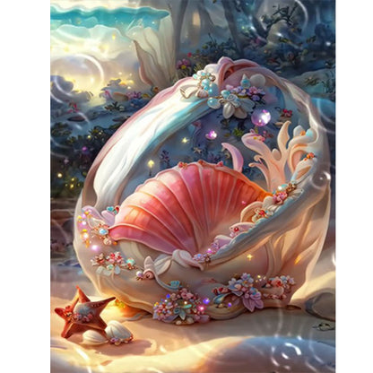 Dream Beach Shells - Full Round Drill Diamond Painting 30*40CM