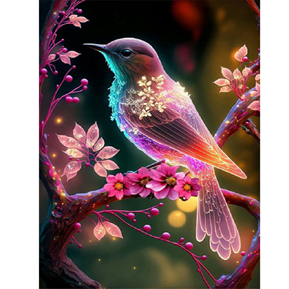 Halo Bird - Full Round Drill Diamond Painting 30*40CM