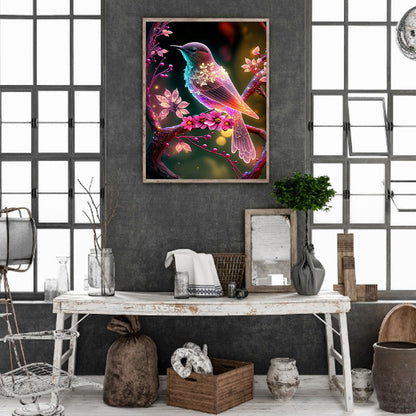 Halo Bird - Full Round Drill Diamond Painting 30*40CM