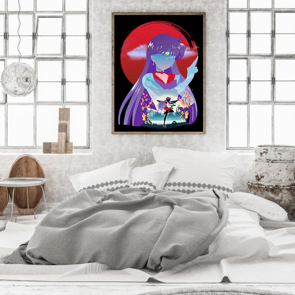 Sailor Moon - Full Round Drill Diamond Painting 30*40CM