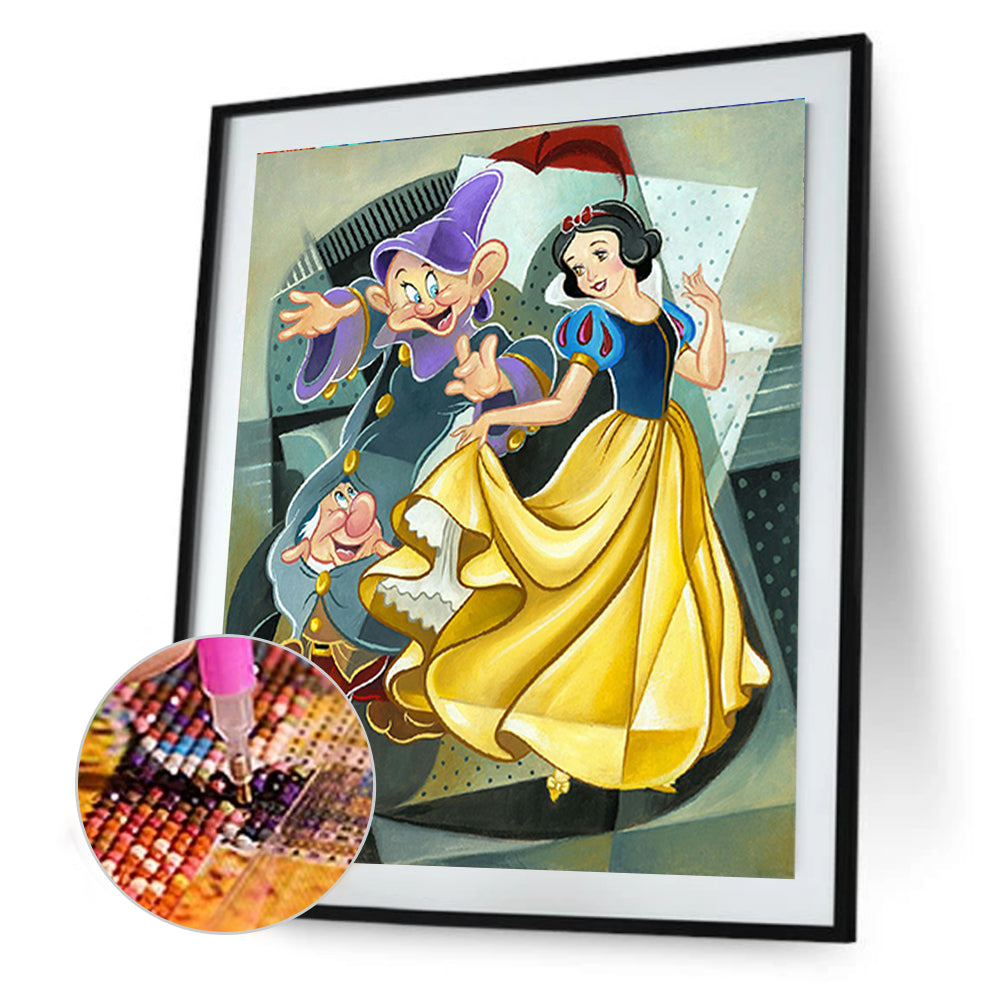 Snow White - Full Round Drill Diamond Painting 30*40CM