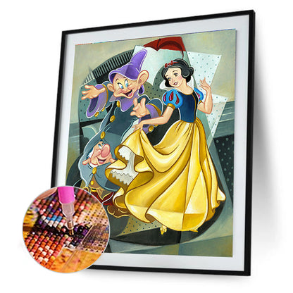 Snow White - Full Round Drill Diamond Painting 30*40CM