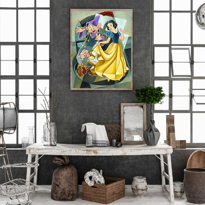 Snow White - Full Round Drill Diamond Painting 30*40CM
