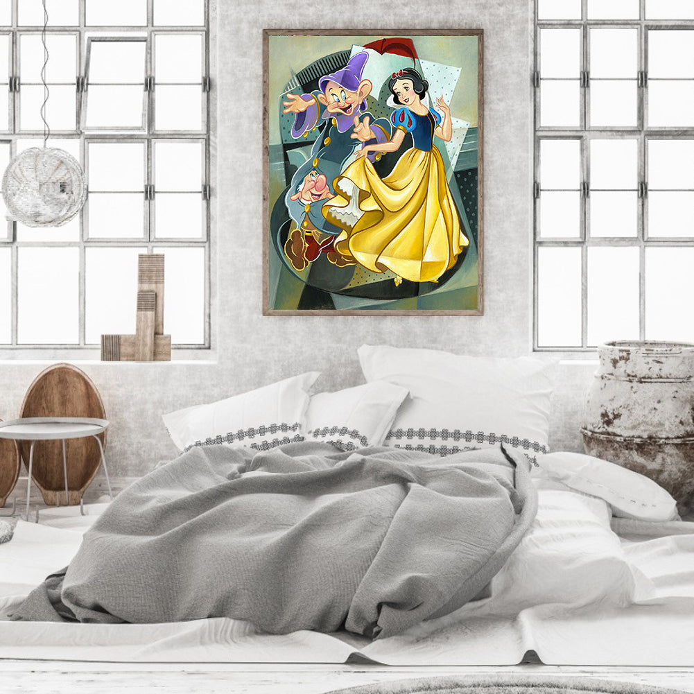Snow White - Full Round Drill Diamond Painting 30*40CM