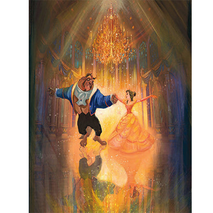 Princess Belle - Full Round Drill Diamond Painting 30*40CM