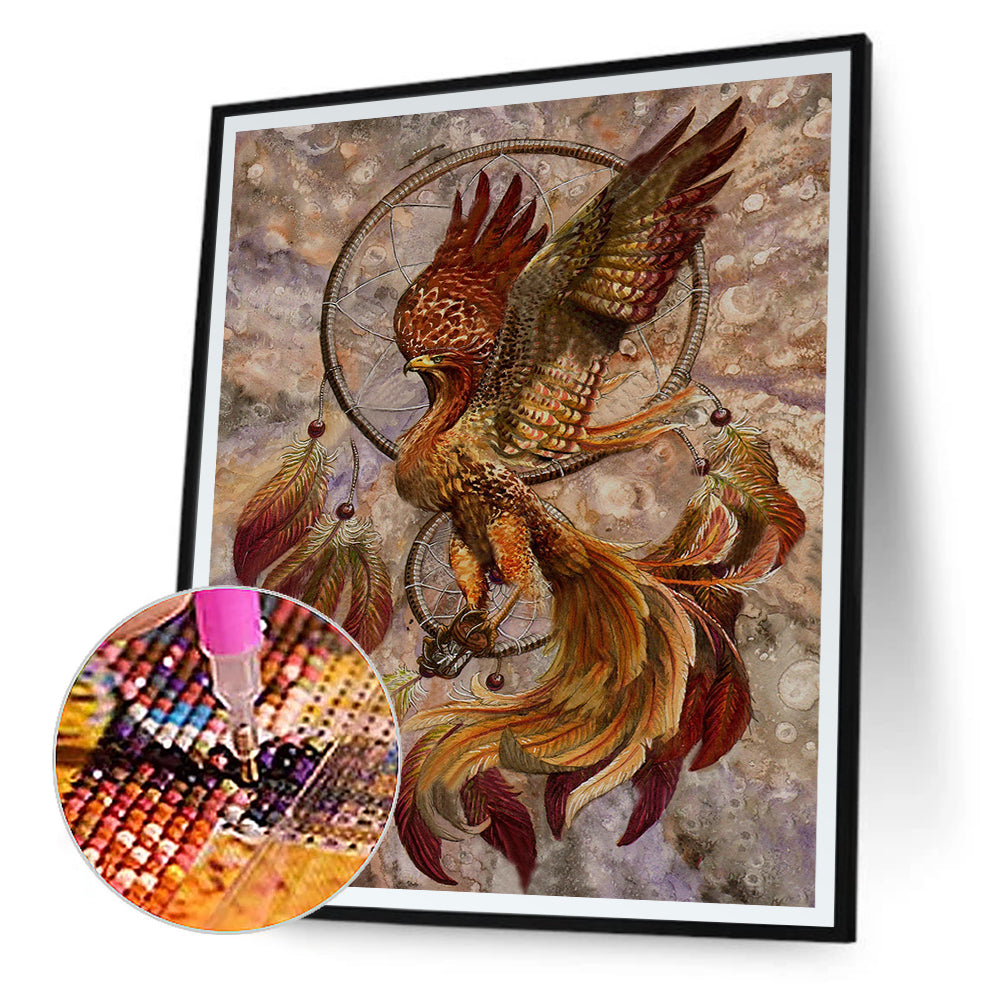Phoenix Dream Catcher - Full Square Drill Diamond Painting 30*40CM