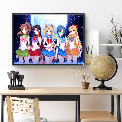 Sailor Moon - Full Square Drill Diamond Painting 50*40CM