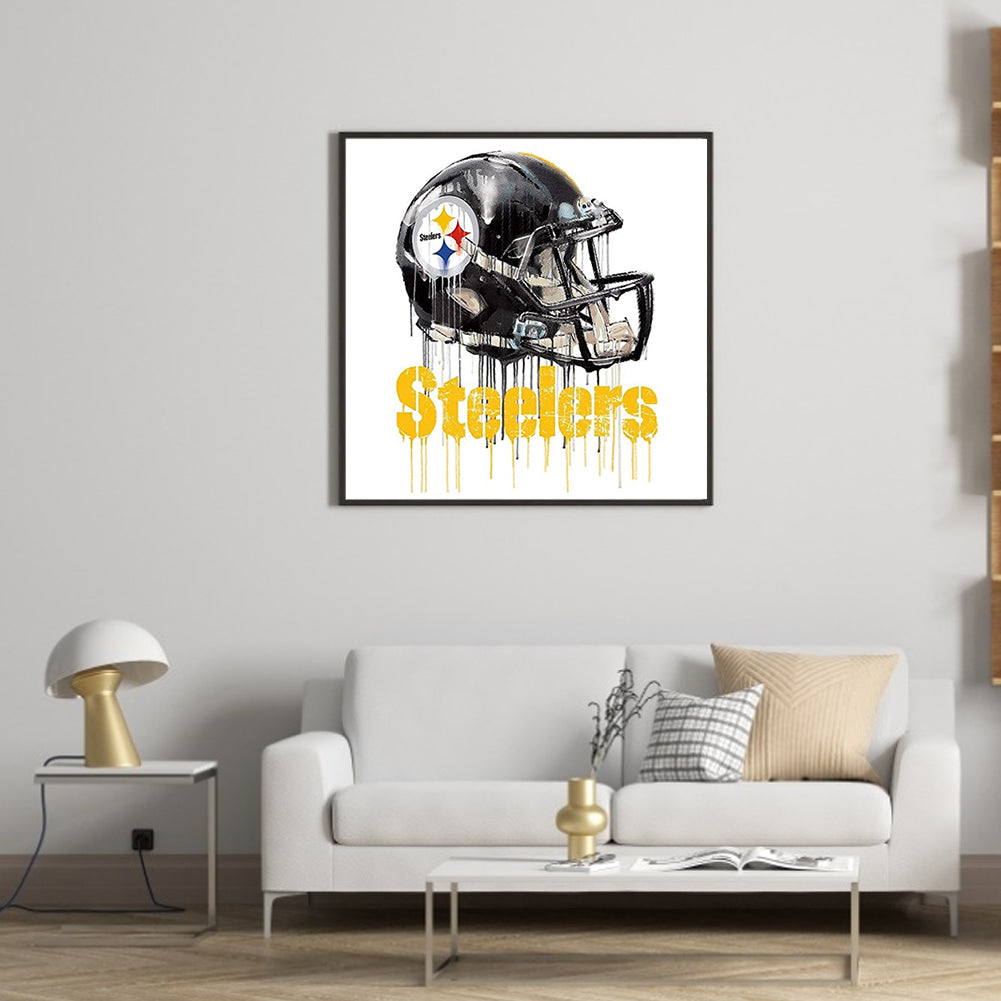 Pittsburgh Steelers Football Team - Full Round Drill Diamond Painting 30*30CM