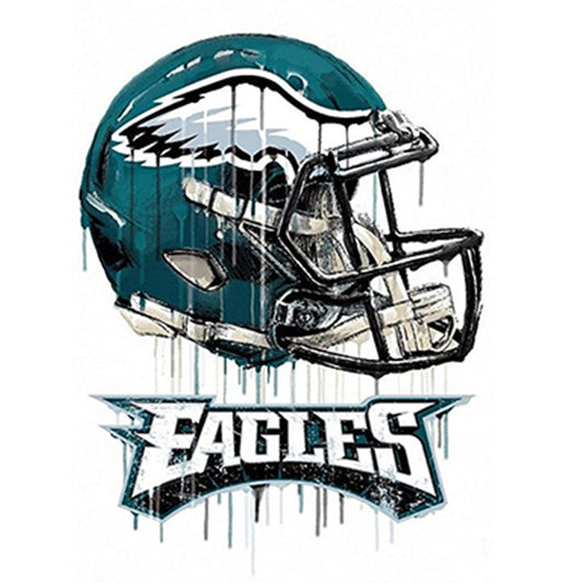 Philadelphia Eagles Football Team - Full Round Drill Diamond Painting 30*30CM